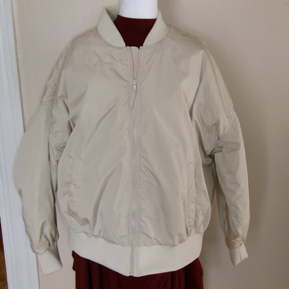Light tan Old Navy Bomber Jacket XXL